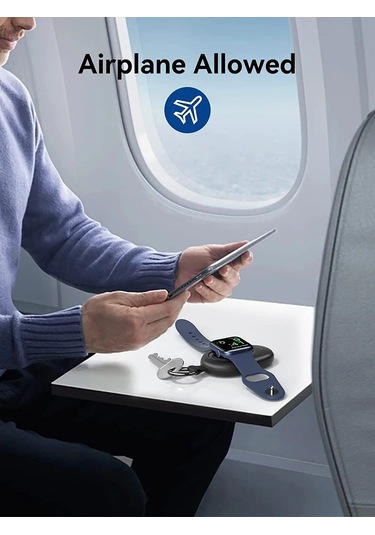 Newdery Pil Paketi 1400 Mah Taşınabilir Kablosuz Şarj Cihazı İos Uyumlu Watch Serisi Blue Amerika Birleşik Devletleri Mavi