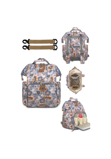 Stylo Paris Anne Bebek Bakım Sırt Çantası Açık Gri