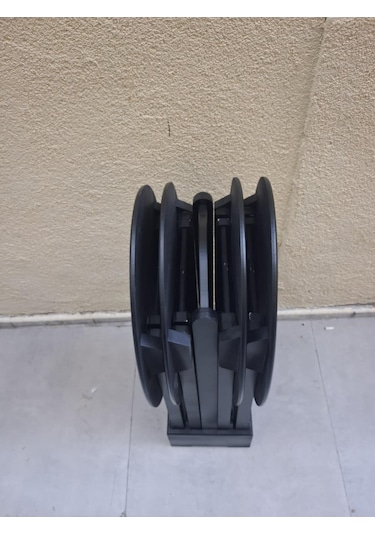 Zigon Çanta Oval 90540 Dörtlü Model Ahşap Mdf Parlak Siyah Lake El Yapımı Siyah