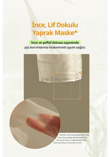 Canlı Ve Aydınlık Görünüm Sunan Yaprak Maske Goodal Yuja Infused Water Mild Sheet Mask
