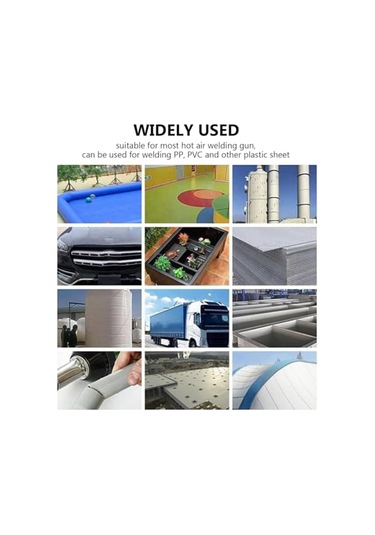 Xurunkeji 40 Mm Düz Geniş Ağızlı Kaynak Ucu Sıcak Hava Tabancaları İçin Kolay Değiştirilebilir Paslanmaz Çelik Kaynak Ucu