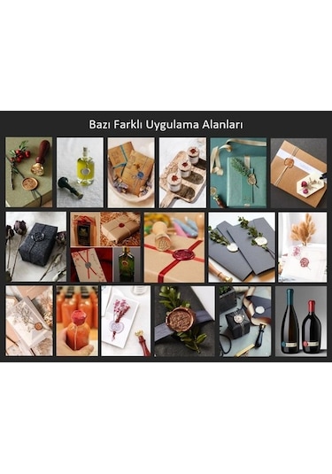 Mühür Mumu 100 Davetiye Için 300 Boncuk Model: 38 Limon Kabuğu