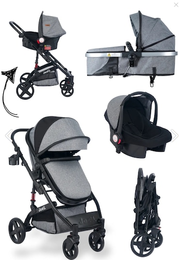 Joell 1713 Truva Travel Sistem Bebek Arabası