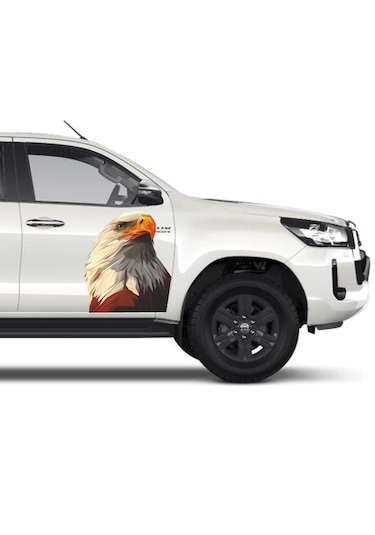 Kartal Beşiktaş Sticker - Araba Oto Motosiklet Karavan Sticker - 00280 10X9 Cm