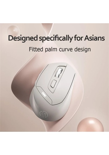 Inphıc Dr6 Bluetooth 4.0 / Bluetooth 5.0 / 2.4g Kablosuz Fare Ev Ofis Bilgisayarı Dizüstü Bilgisayar Sessiz Fareler