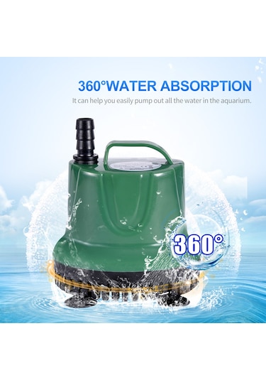 25 W 1600l-h Dalgıç Su Pompası Mini Fıskiye Pompası