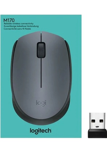 Logitech M170 2,4 Ghz 1000dpı 3 Tuş Optik Kablosuz Mouse - 165660