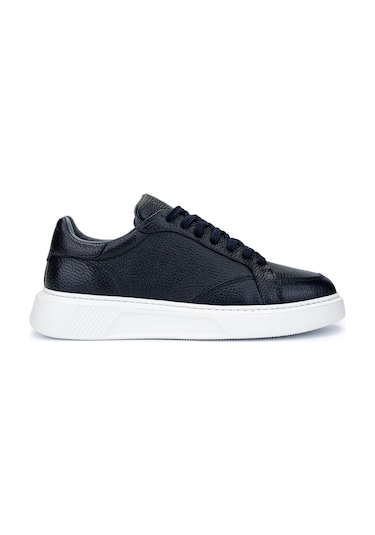 Tamer Tanca Erkek Hakiki Deri Lacivert Sneakers & Spor Ayakkabı 04 3522 Erk Ayk Sk24-25 Lacı Fltr Lacivert
