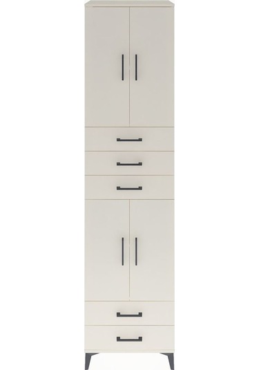 Hyperion Dolap 4 Raflı 5 Çekmeceli 4 Kapaklı 60x44x243 Aytaşı... Aytaşı