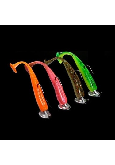 Muqzı Spor Aksesuarı 5 Adet 3.5g 5g 7g 10g 14g Güçlü Kurşun Jig Kafa Balıkçılık Kanca Yumuşak Sahte Yemli Olta Takımı Aracı 5g