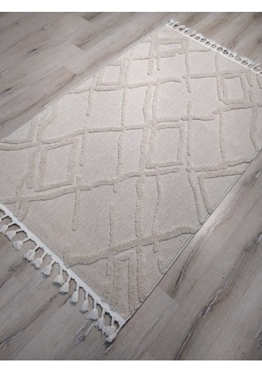 Eko Halı Terazzo Trz03 Beyaz Iskandinav Halı 120X180 Cm