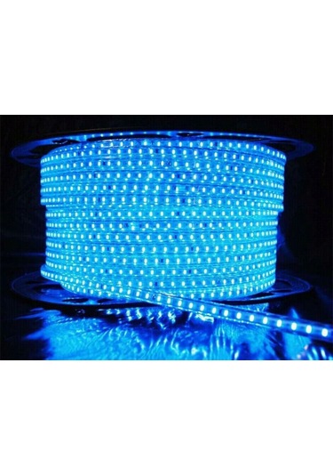 220 Volt Şerit 3 Çipli Hortum Şerit Led Aydınlatma + Fiş - 20 Mt-