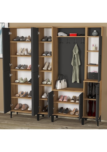 Kalenderdekor1 Kalender Dekor Rose-1-2-3-4 Rs06 Portmanto Vestiyer Ayakkabılık