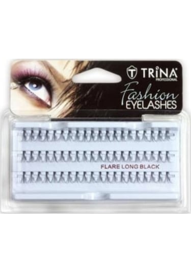 Trina Uzun Boy Takma Kirpik Siyah Flare L Black 6 Numara