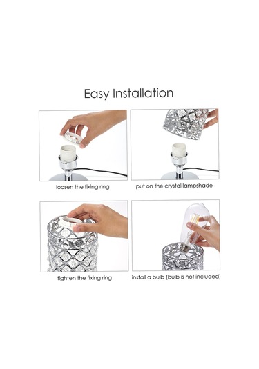 Tomshine Kristal Yanında Dekoratif Masa Lambası Diğer