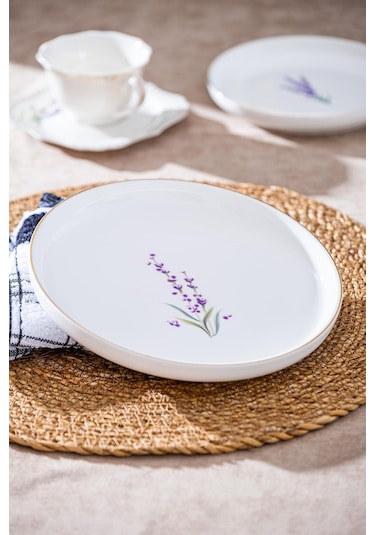 Acar Soft Royal Porselen Yuvarlak Tabak - 20 Cm
