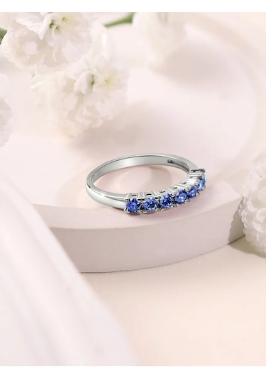 Gold Plaza Jewelry Taşlı Sürgülü Gümüş Fiyanitlı Yüzük 190116523 Gri