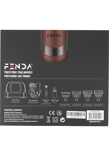 Fenda Profonyonel Sakal Kesme Makinesi Fndsklks0003