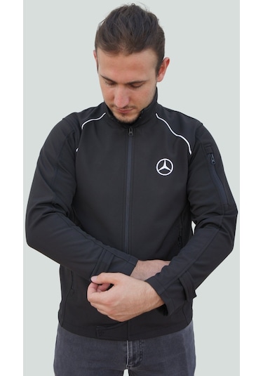 Uniprom Mercedes Mont Softshell Biyeli Model 5 Cepli Likralı Siyah