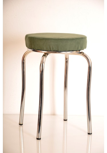 6 Lı Renkli Tay Tüyü-2 Ahtapot Tabure Mutfak Taburesi Demir Tabur