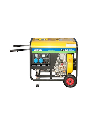 Aksa Aap 8000 De Monofaze Marşlı 8 Kva Dizel Jeneratör