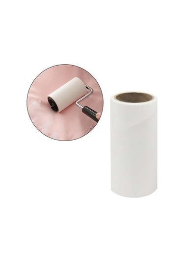 Pazly Yüzeyli Yapışkan Temizleme Suntek Saç Rulosu Büyük Beyaz Adet 3 İq Beyaz