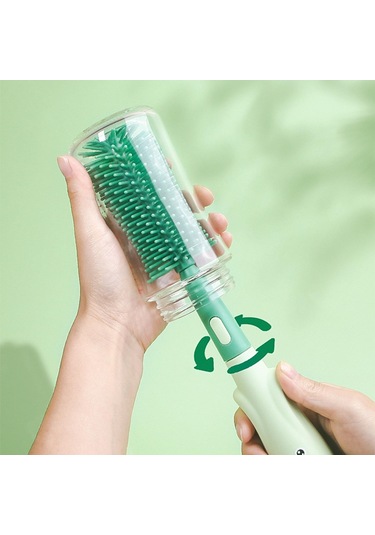 Homyl 4x Emzik Şişe Fırçası Yıkama Temizleme Için Yeşil