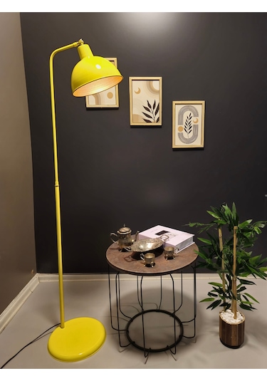 Dolce Taksi Sarısı Lambader Hareketli Başlık Modern Dekoratif... Sarı