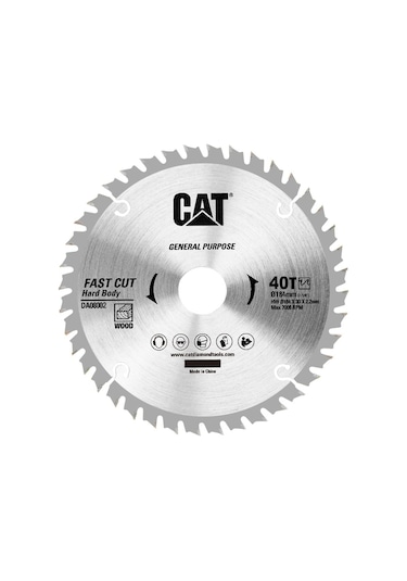 Cat Da08002 184x30mm Ahşap Kesme Elmas, Daire Testere Bıçağı 40 Diş