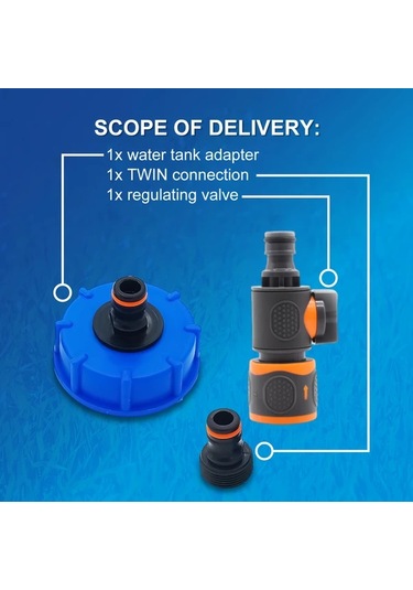 Hightower Karavan Su Bağlantı Aksesuarı, Hızlı Bağlantı Adaptörlü Su Pompası Dolum Tank Bağlantısı 1set