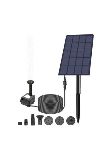 Pazly 4 Nozullu 2.5w Dıy Kuş Banyosu Dalgıç Güneş Enerjili Çeşme Pompası
