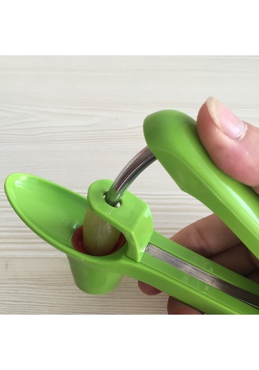 Dofolink 420 Çelik Kiraz & Hurma Çekirdek Çıkarıcı, Basma Mekanizması İle Hızlı Mutfak Aracı Kırmızı