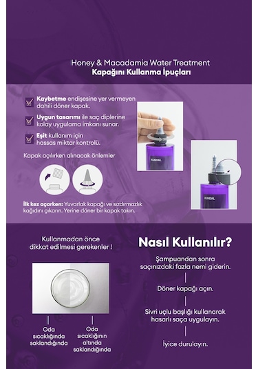 Yoğun Bakım Sağlayan Sıvı Saç Kremi Kundal Miracle Damage Care Water Treatment 300ml White Musk