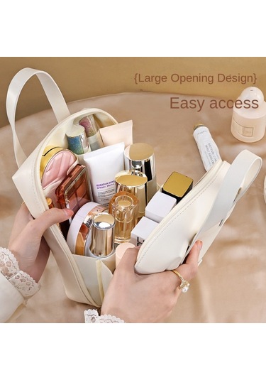 Büyük Kapasiteli Seyahat Makyaj Çantası, Su Geçirmez, Taşınabilir 1