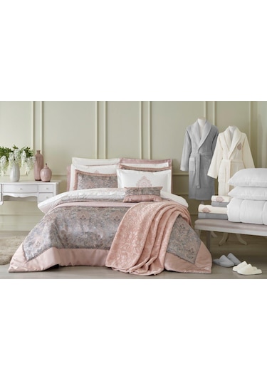 Özdilek Çeyiz Seti Majestıc Pudra 30 Parça Pudra