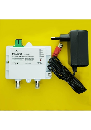 Divisat Fiber Optic Transmitter Catv + Sat 10Mw 47-2150Mhz