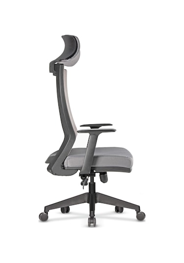 Uzayofismobilyaları Uzay Ofis Rosetta Fileli Müdür Koltuğu - Gri