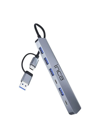Inca Iutp-7t Usb/type-c Hub X7 Alüminyum Çoklayıcı