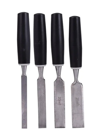 Iskarpela Seti 4 Parça Karbon Çelik 22cm