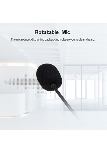 Fastbuy Sy490mv Kablolu Kulaklık, Gürültü Engelleme Mikrofonlu, Geniş Uyumlu 3.5mm Bağlantılı, Bilgisayar/oyun İçin Konforlu