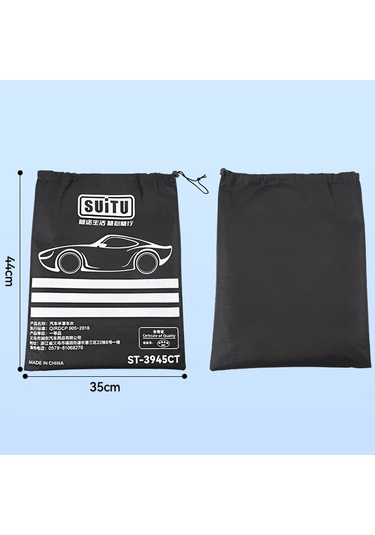 Suıtu R-3945 Araba Kış Ön Cam Kar Kalkanı Buz Çözme Güneşlik Kalınlaşmış Araba Giyim, Stil: 5 Kulaklıklı Mıknatıs