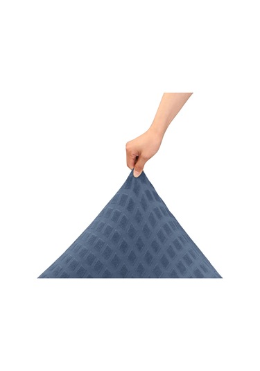 Padalink Navy Mavi Gömlek Desenli Elastik Sandalye Örtüsü, Ev/ Otel/ Restoran Kullanıma Uygun, 2 Adet Paket Çok Renkli