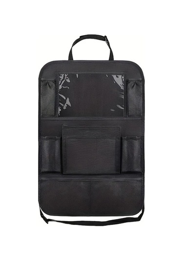 Chuangyinshop Siyah Saklama Çantası Arka Koltuk Bagaj Düzenleyici Çok Cepli Mezuniyet Hediyesi