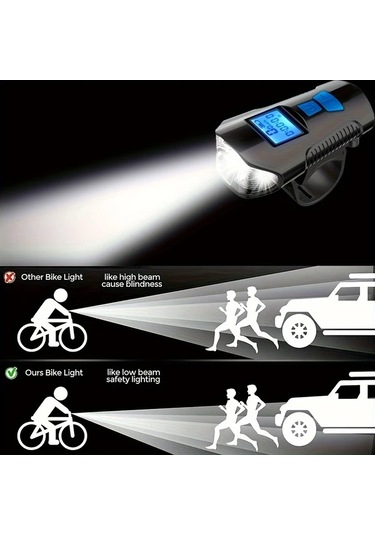 Cordial Moons Been 1 Bilgisayar Sarj Edilebilir Led Bisiklet Fari Hiz Ve Kilometre Sayaci Usb Sarj Cok Renkli Modlar Abs Malzeme Tum Dag Ve Yol Bisikletleri Altın