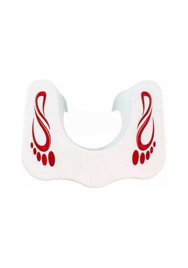 Klozet Taburesi Klozete Oturma Aparatı Kırmızı