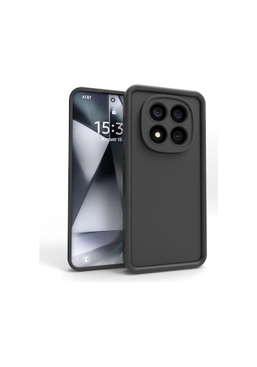 Xiaomi Redmi Note 14 Pro 5g / Poco X7 5g Kılıf Kamera Korumalı Kalın Kenarlı Viera Silikon Case Siyah