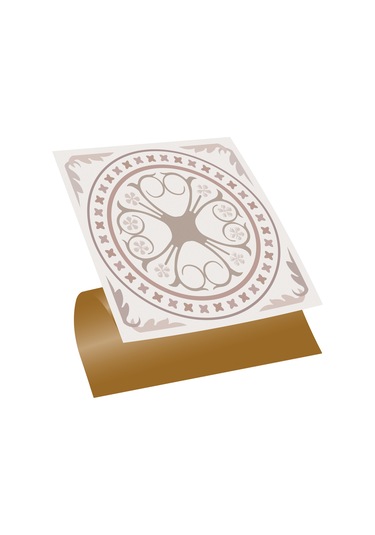 Tink KENDİNDEN YAPIŞKANLI SOFT YUVARLAK DESENLİ PVC KARO 30X30 CM