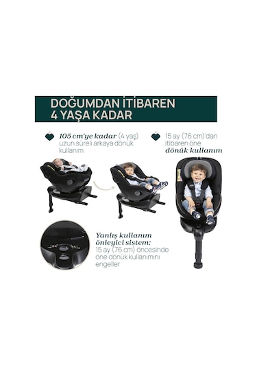 Chicco Seat 105 I Sıze Posh Black 04087114330000