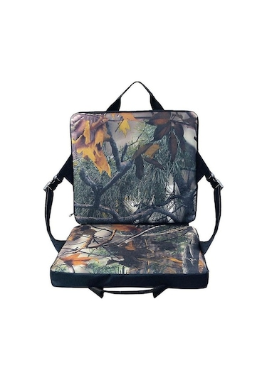 Bloomnest Katlanır Yastık Sırt Desteği Su Geçirmez Sandalye - Altın-siyah, Stadyum, Piknik, Kamp, Taşınabilir Altın - Siyah