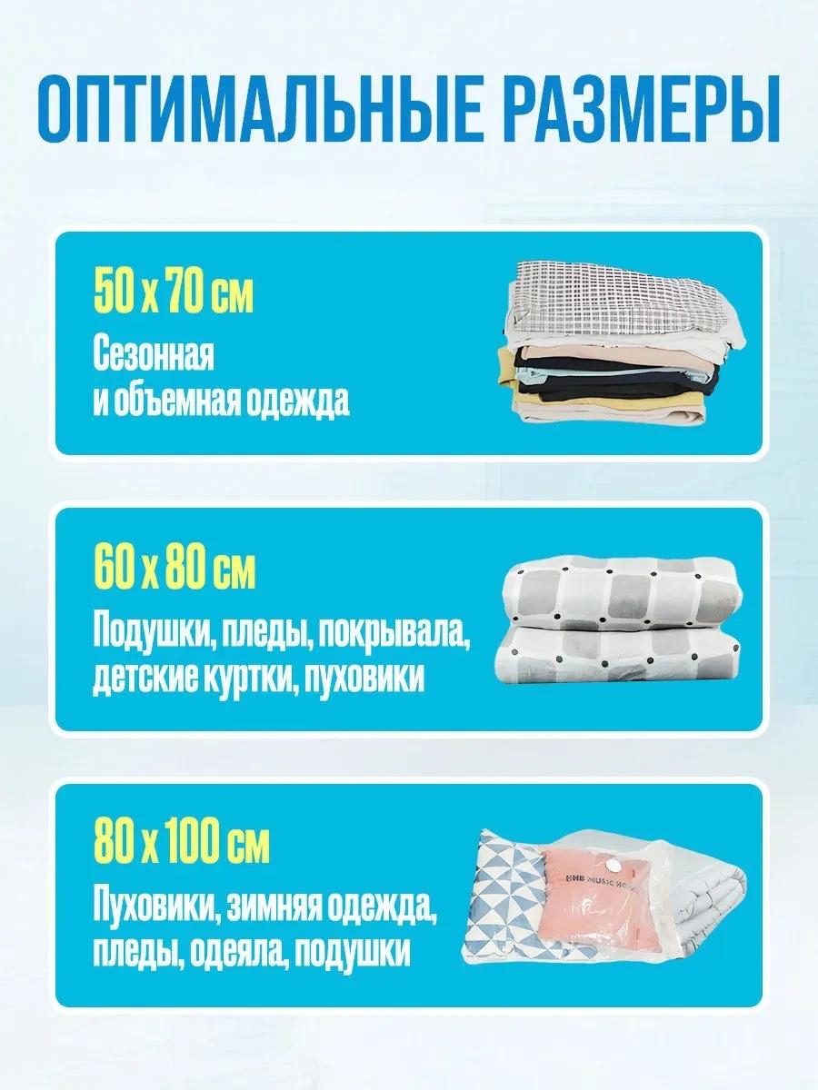 Gadgetgenius Giysi Ve Eşya Depolama İçin Vakumlu Poşetler 40x60 250676453